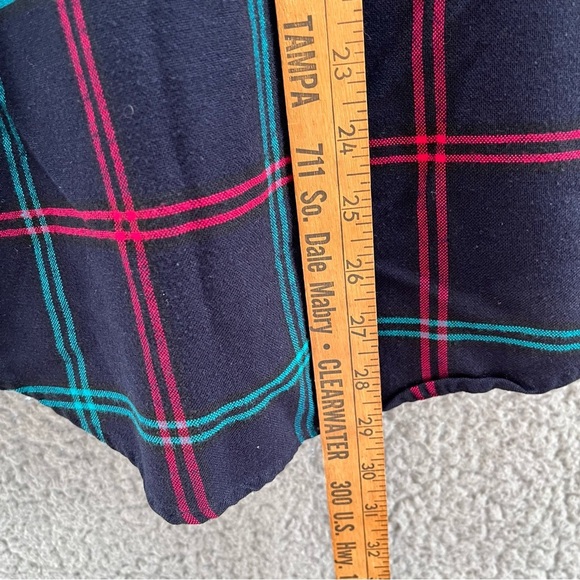 Vintage 80s Northwest Territory Button Up Plaid Flannel Long Sleeve Shirt Size M - Picture 7 of 7